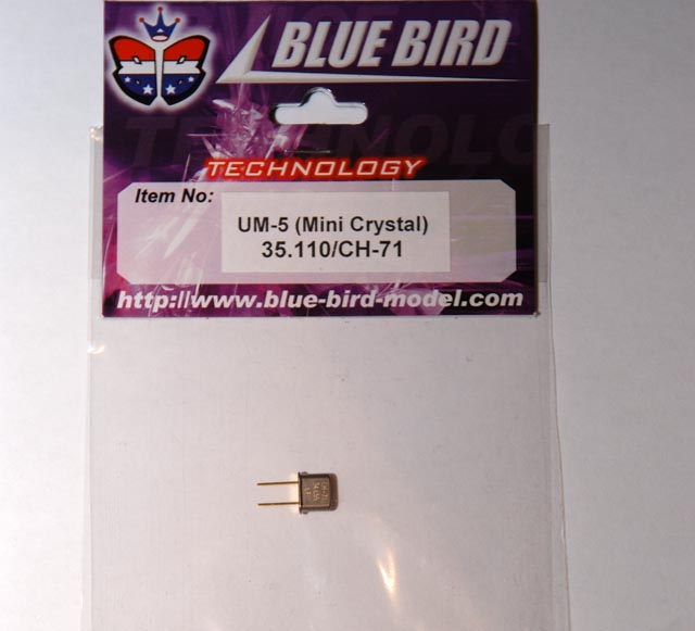 BlueBird MicroCrystal 35Mhz 35.140 - 74ch