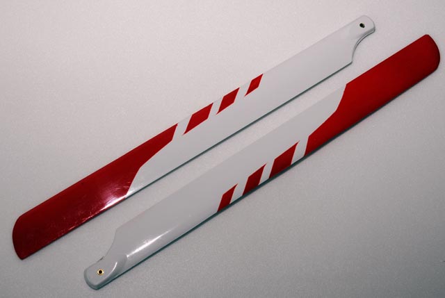 .430 F3D RED FIBERGLASS ROTOR BLADE .430 F3D RED FIBERGLASS ROTOR BLADE