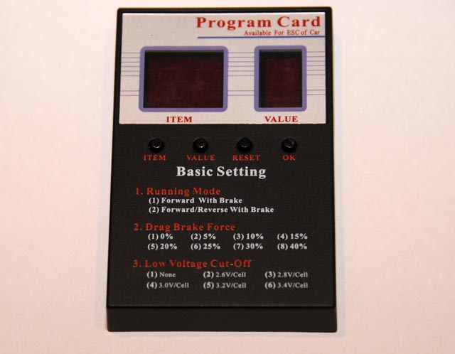 .Brushless controller Program BOX Hobbywing EZRUN .Brushless controller Program BOX Hobbywing EZRUN