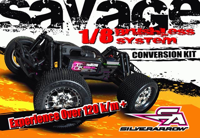 Speedpassion Savage Electric Conversion Kit 1/8 (csak a fém részek, akku tartó nélkül) Speedpassion Savage Electric Conversion Kit 1/8 (csak a fém részek, akku tartó nélkül)