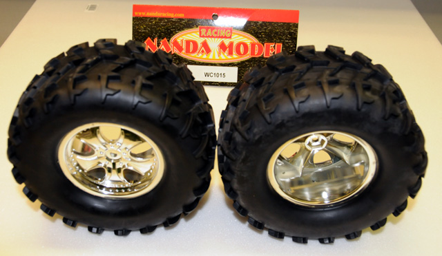 .NANDA WC1015 Monster Truck new Tires chrome Cutter/Big Fangs .NANDA WC1015 Monster Truck new Tires chrome Cutter/Big Fangs