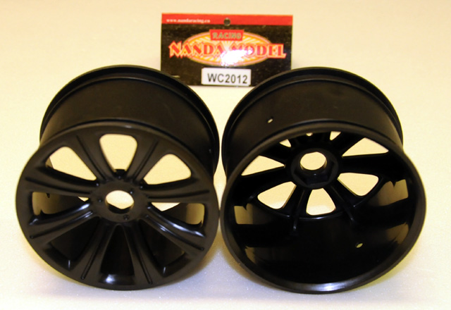 NANDA WC2012 1/8 black 8-spoke Rims NANDA WC2012 1/8 black 8-spoke Rims
