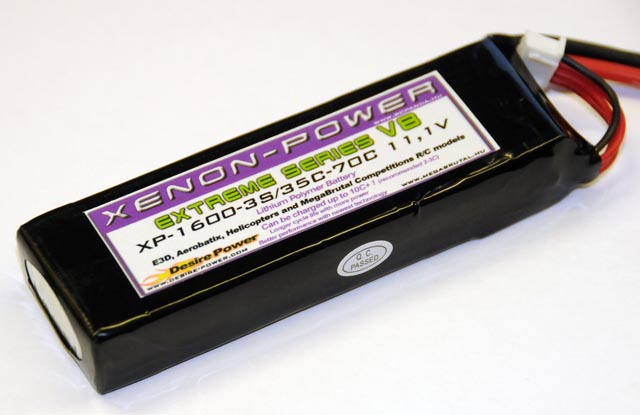 XenonPower 1600mAh 11,1V 35C/70C XenonPower 1600mAh 11,1V 35C/70C